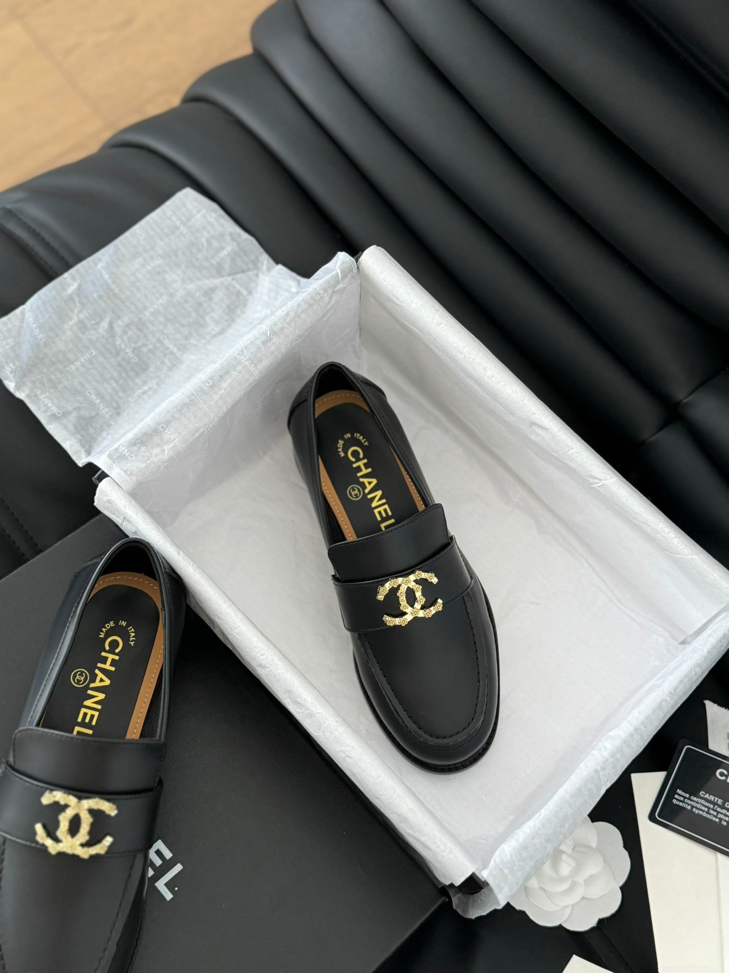 new double C buckle Mary Jane loafers