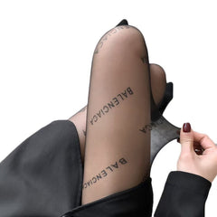 Popular classic lettered tights