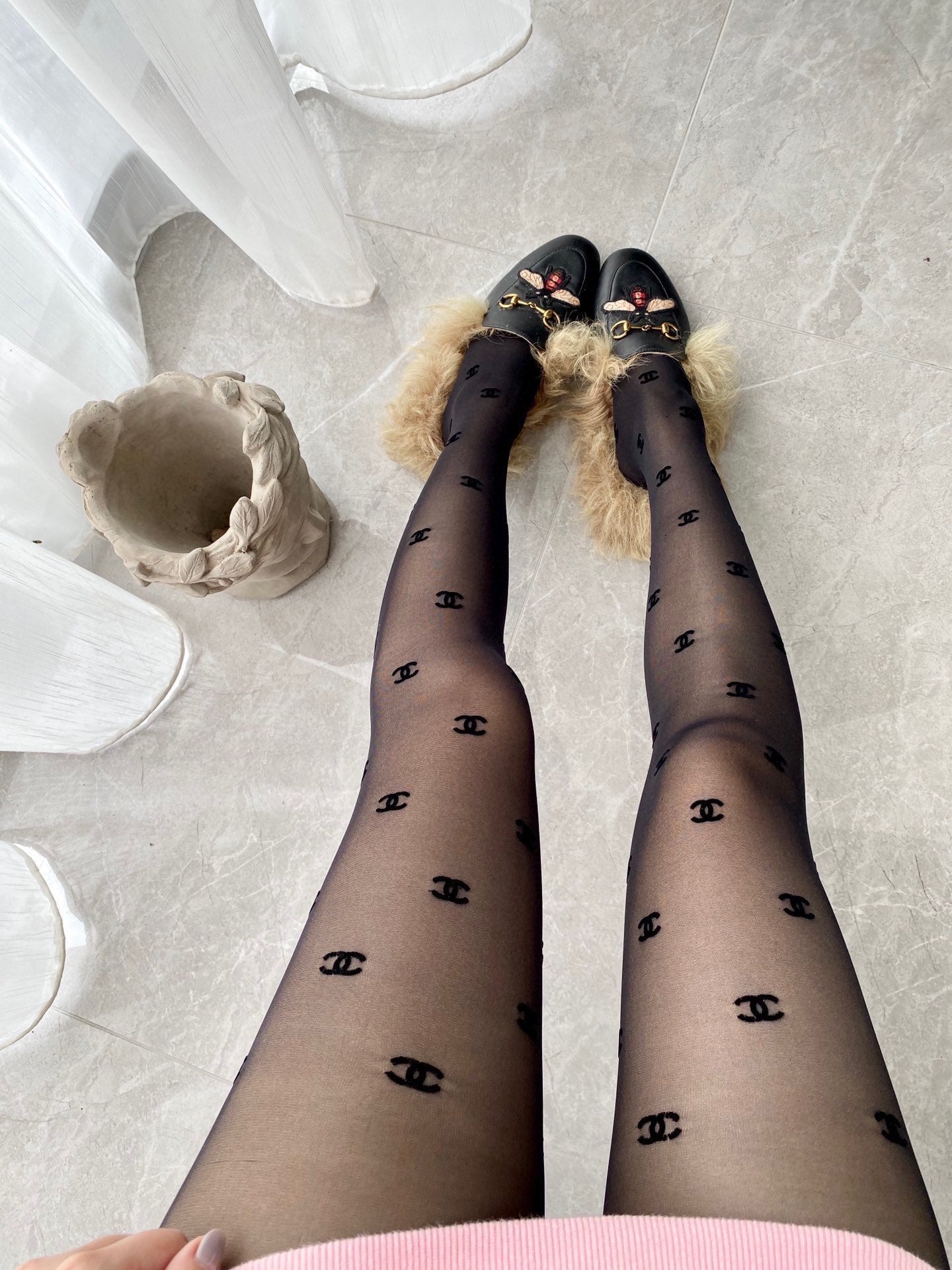 stockings small letters