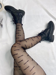 stockings small letters