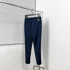 Dark blue trousers