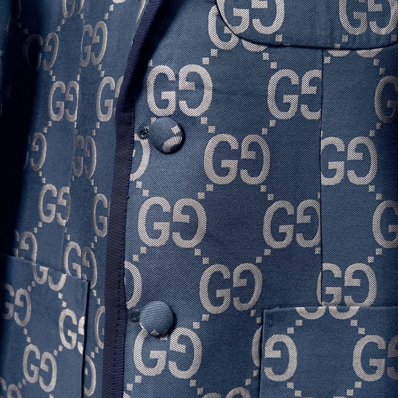 GG cotton jacquard suit