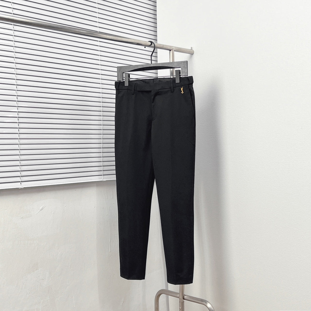 Iconic double-breasted trousers