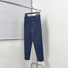 Labyrinth jacquard trousers