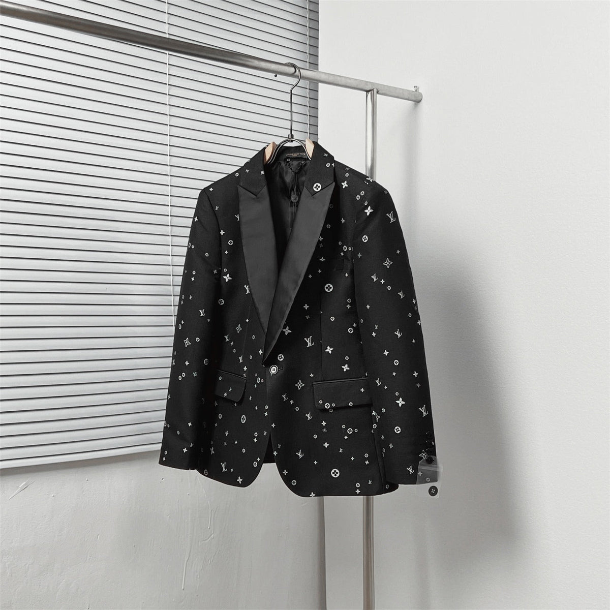 All-over Starry Night jacquard suit