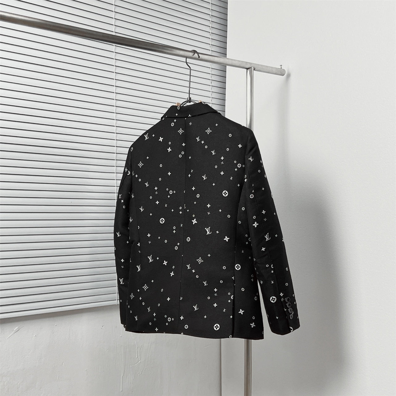 All-over Starry Night jacquard suit