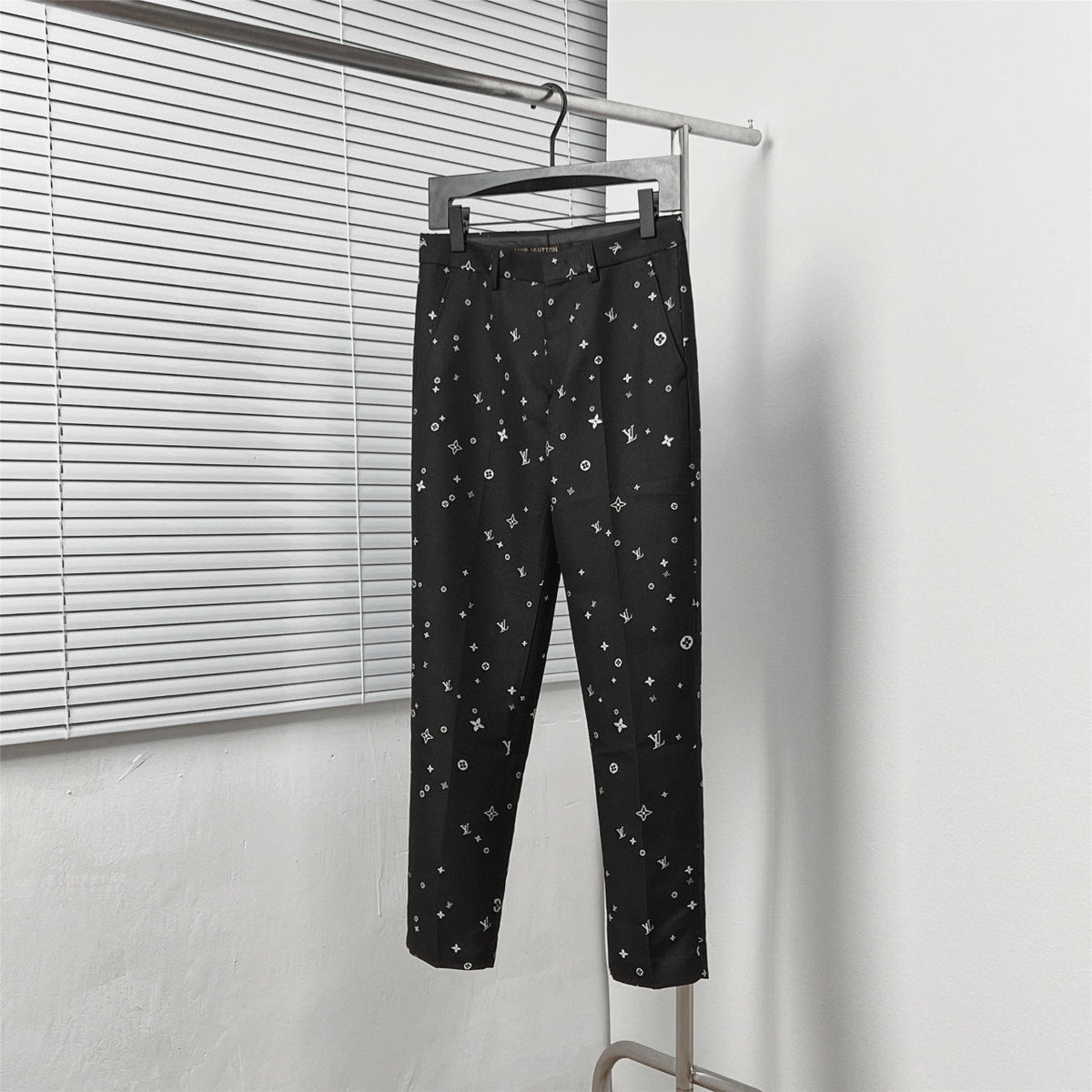 All-over Starry Night jacquard trousers