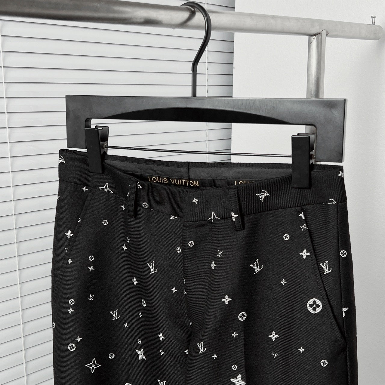 All-over Starry Night jacquard trousers