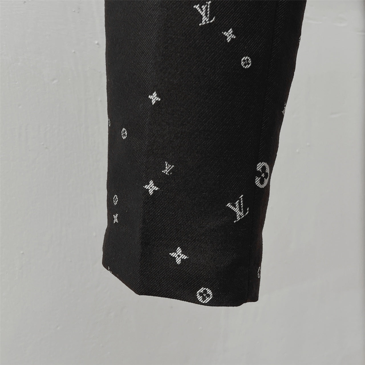 All-over Starry Night jacquard trousers