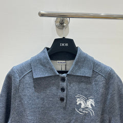 War horse jacquard Polo short sleeves