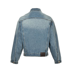 appliqué denim jacket