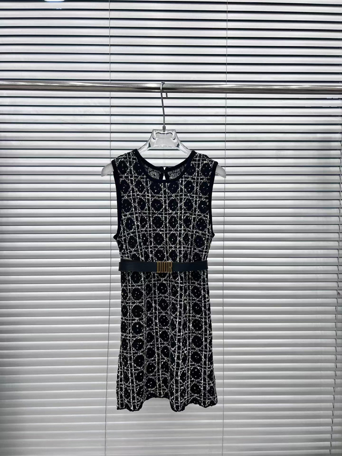 cannage jacquard sundress