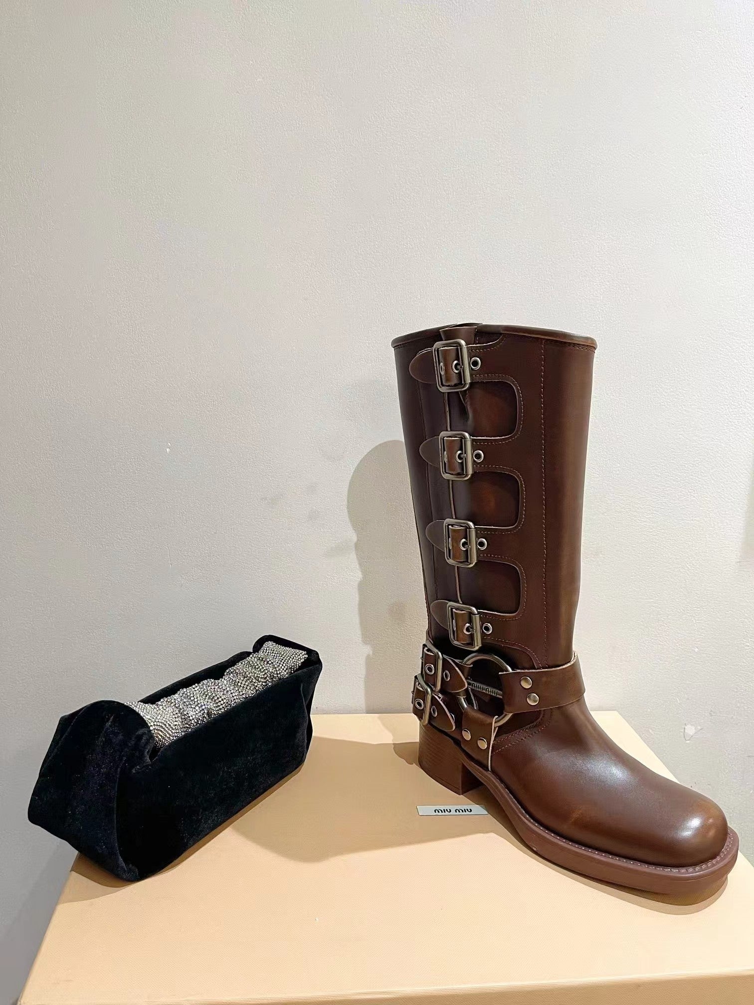 M popular high boots, classic motorcycle shape