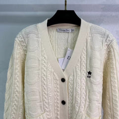 New Logo Chunky Knit Cardigan