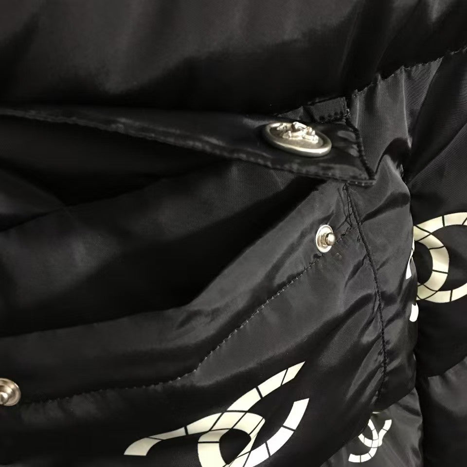 New Logo Plush Down Jacket