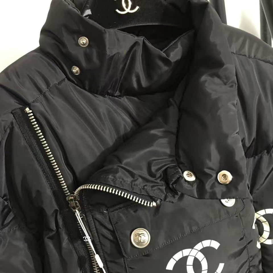 New Logo Plush Down Jacket