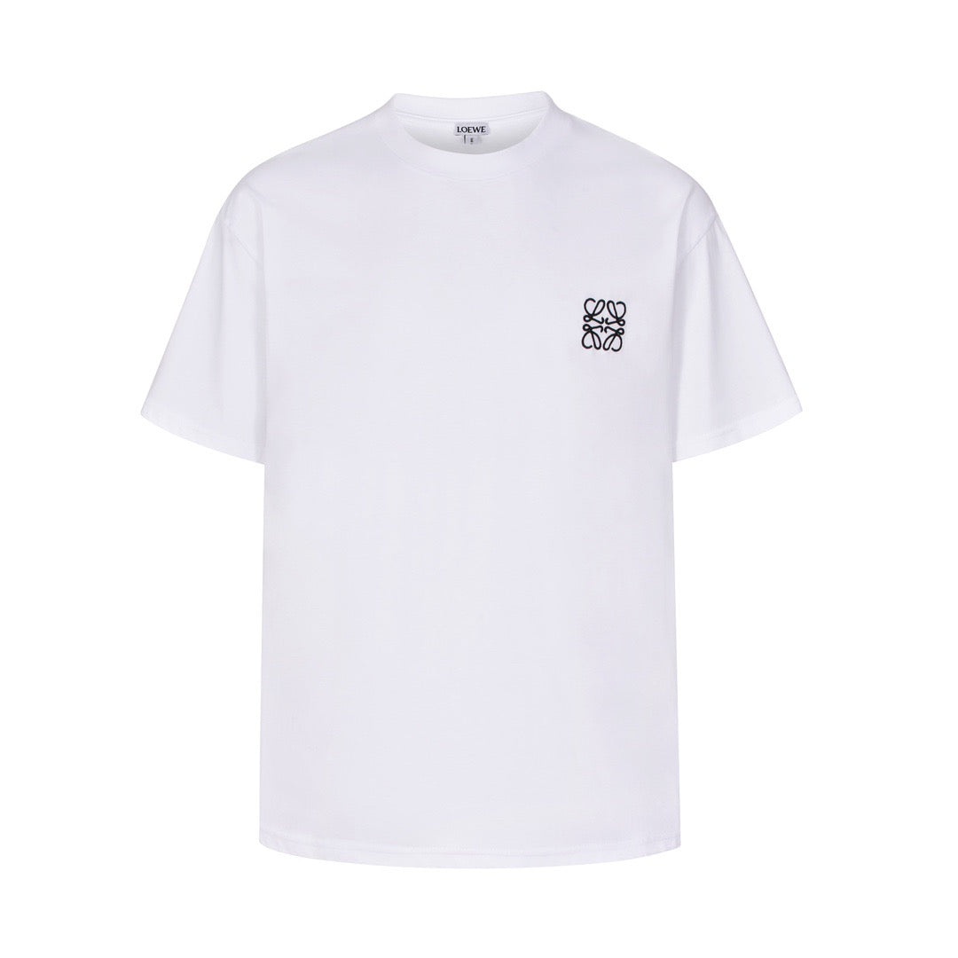 NEW lew round neck embroidered T-shirt