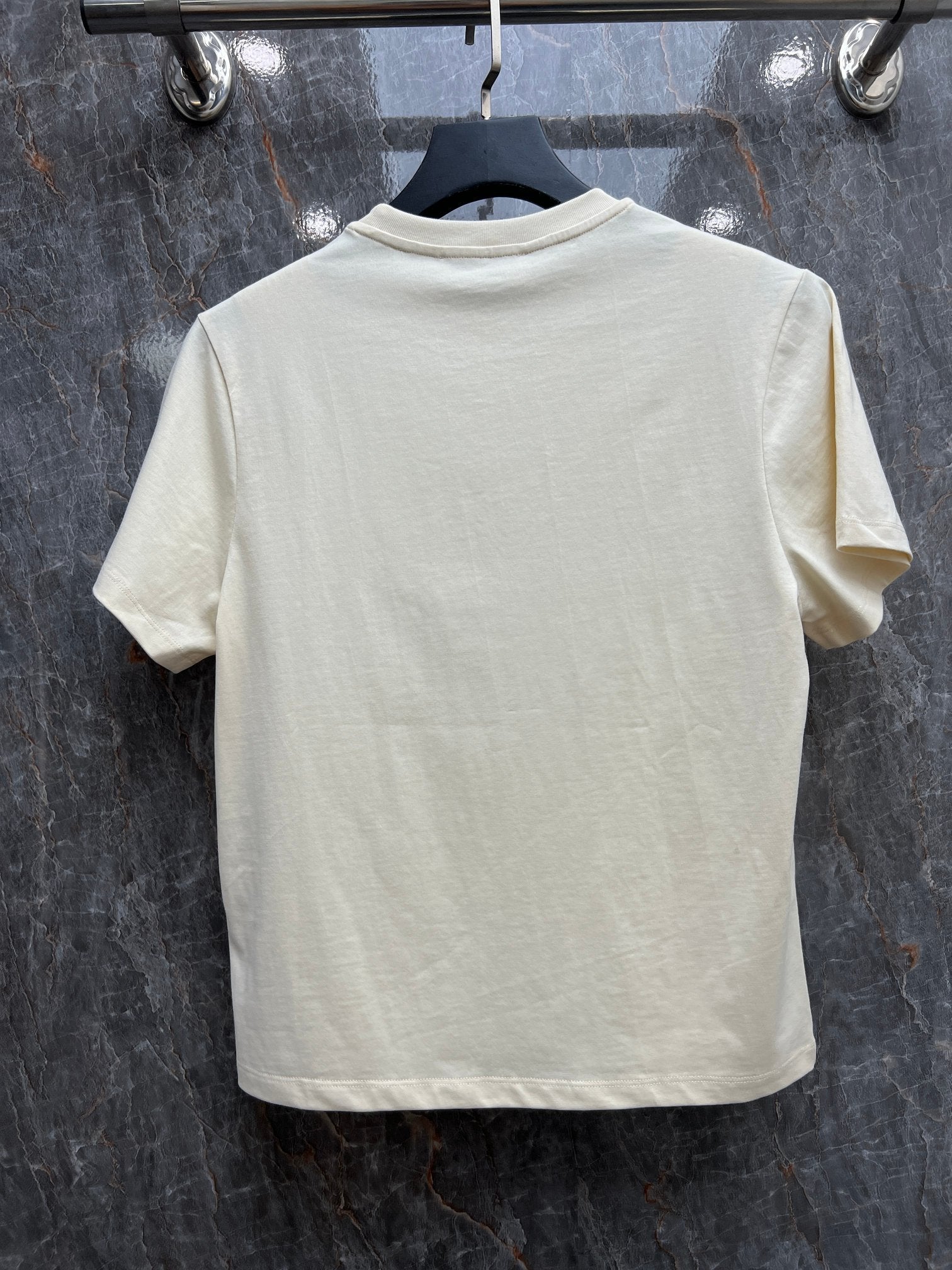 Beige Yellow Diamond Short Sleeve