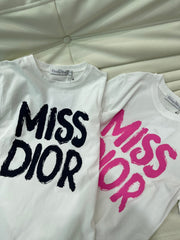 printed letter short sleeve t-shirt