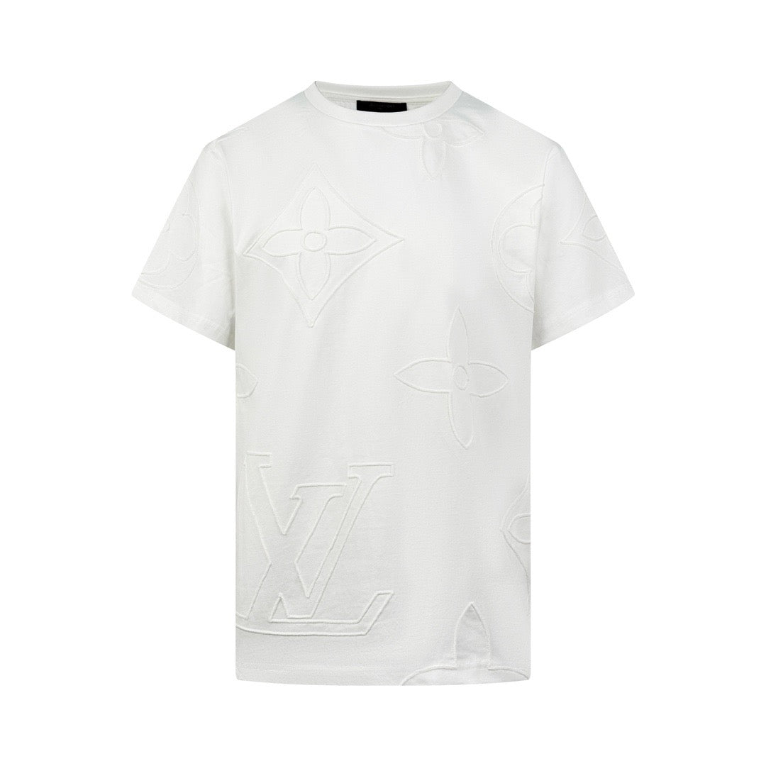 Fully embroidered short sleeves