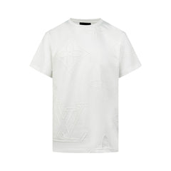 Fully embroidered short sleeves