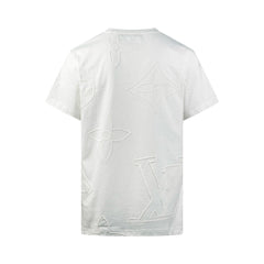 Fully embroidered short sleeves