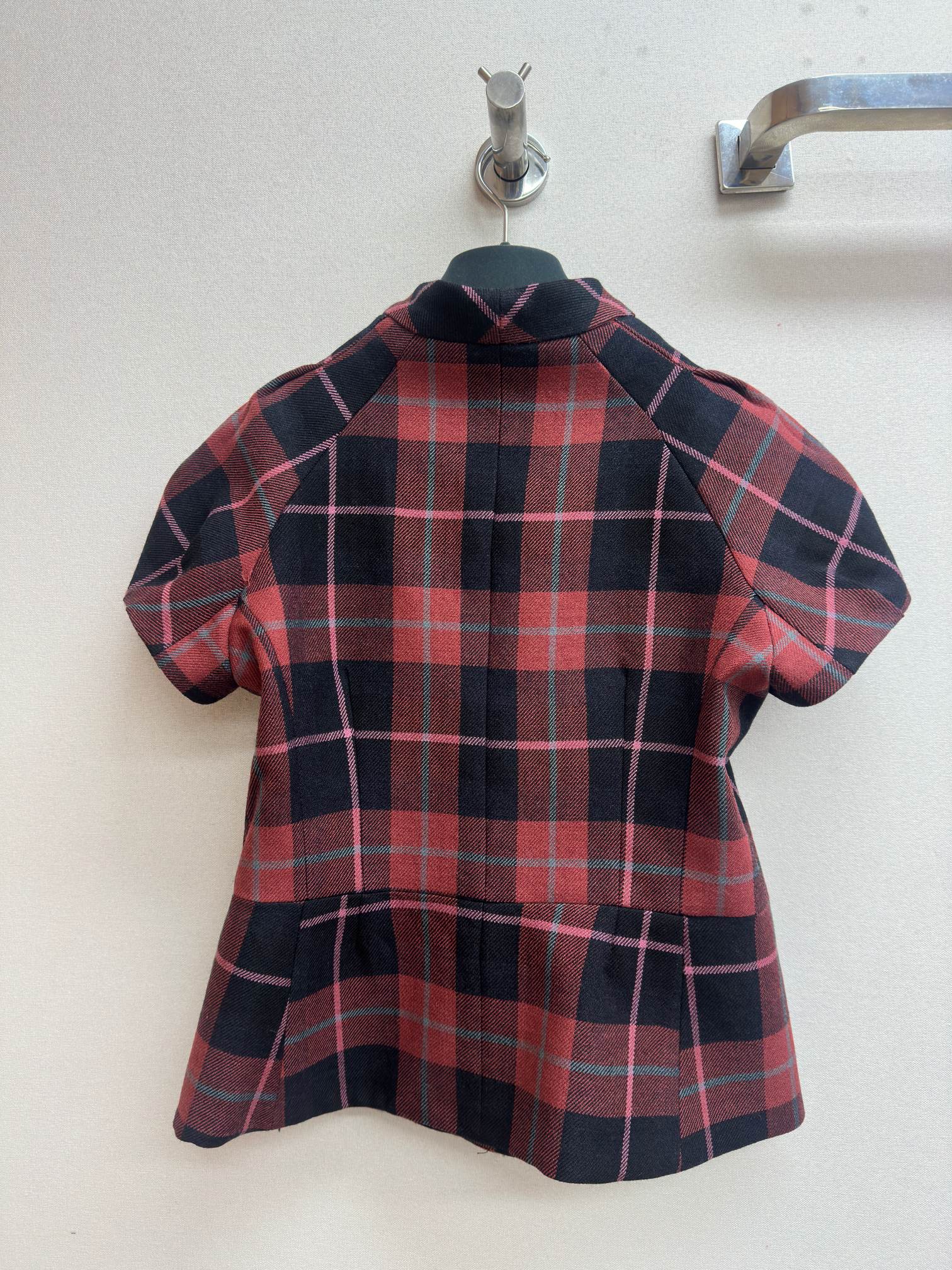 wool short sleeve jacket