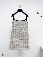 houndstooth braid sundress