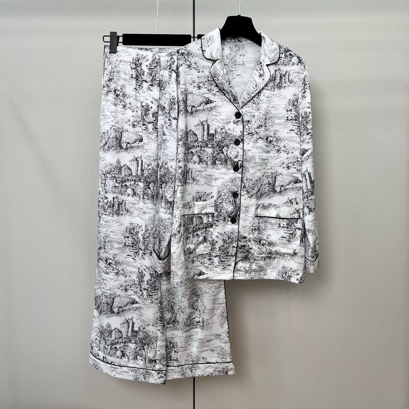 Rui Garden Jungle Pattern Print Series Suit