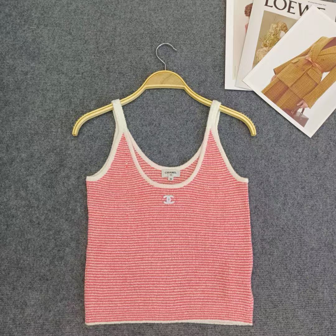 logo knitted camisole