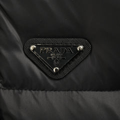 Black triangle down jacket