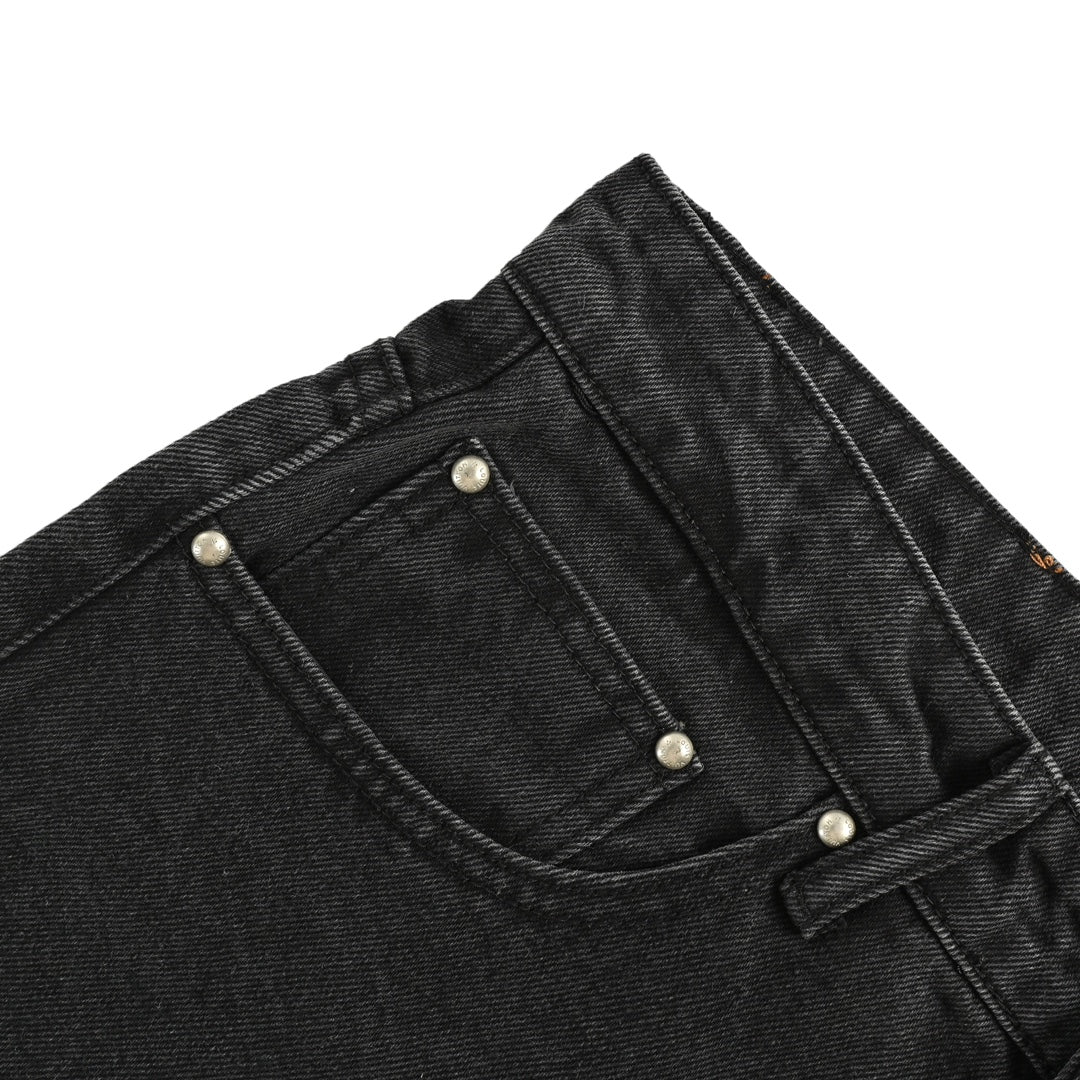 Gradient Large Logo Wash Jeans