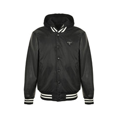 Nylon bomber jacket