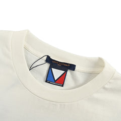 Embroidered letter short sleeves