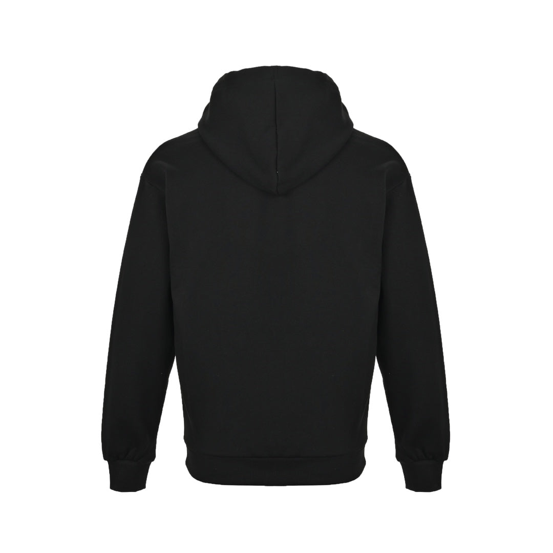 Riveted diamond lettered hooded sweatshirt