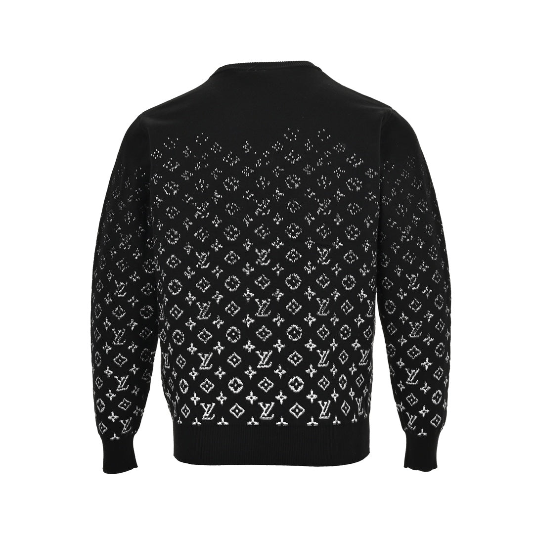 Mutated all-over jacquard logo sweater