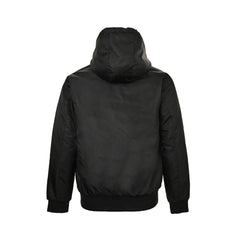 lambswool hooded jacket