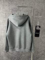 Retro fashionable hooded sweatshirt