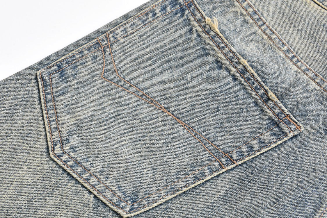 Drawstring jeans