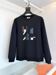 Logo sweatshirt with letter print on chest