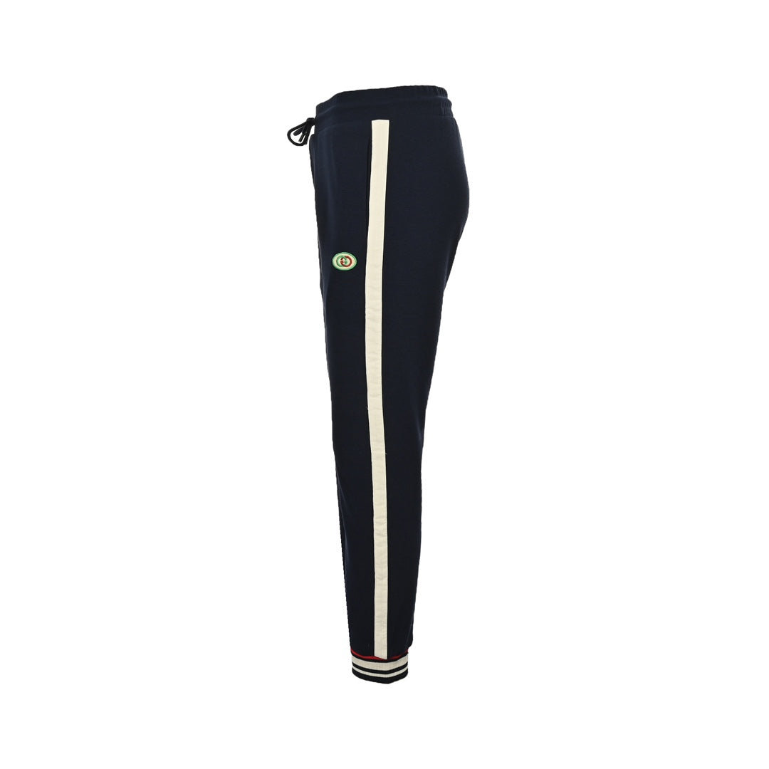 Embroidered logo panel leggings trousers