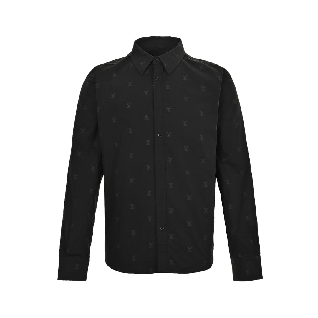 All over small printed logo shirt