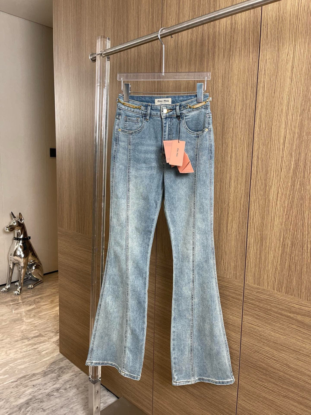 Slim-fit bootcut jeans