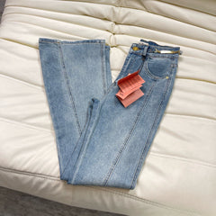 Slim-fit bootcut jeans