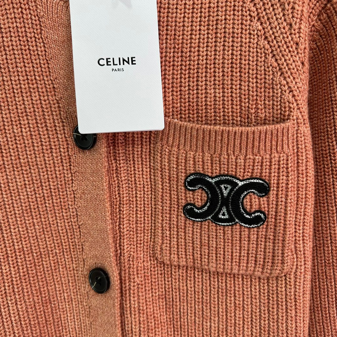 New Crewneck Logo Knit Cardigan